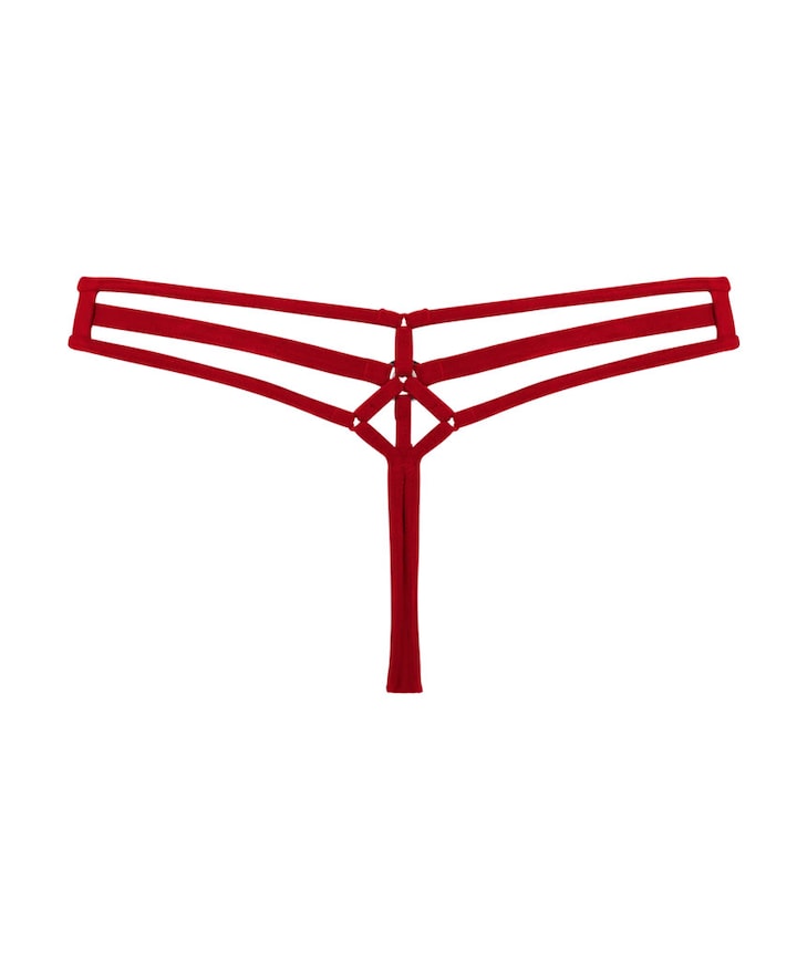 Dames string rood