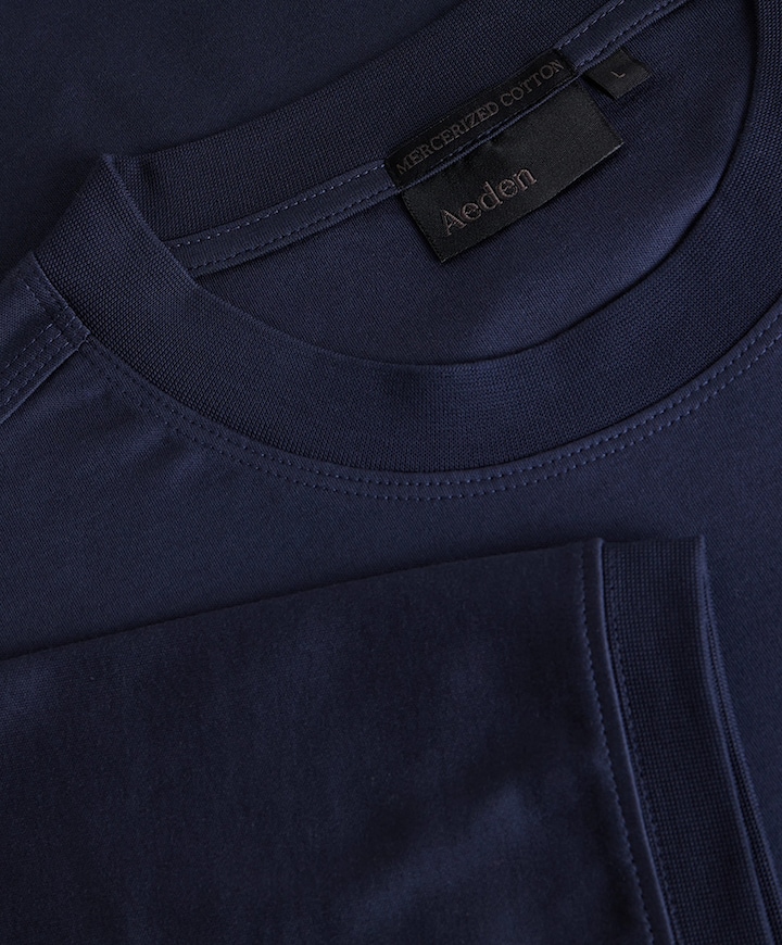Heren T-shirt blauw