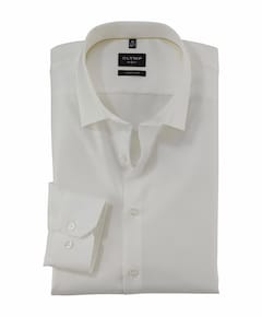 Heren overhemd lange mouw beige