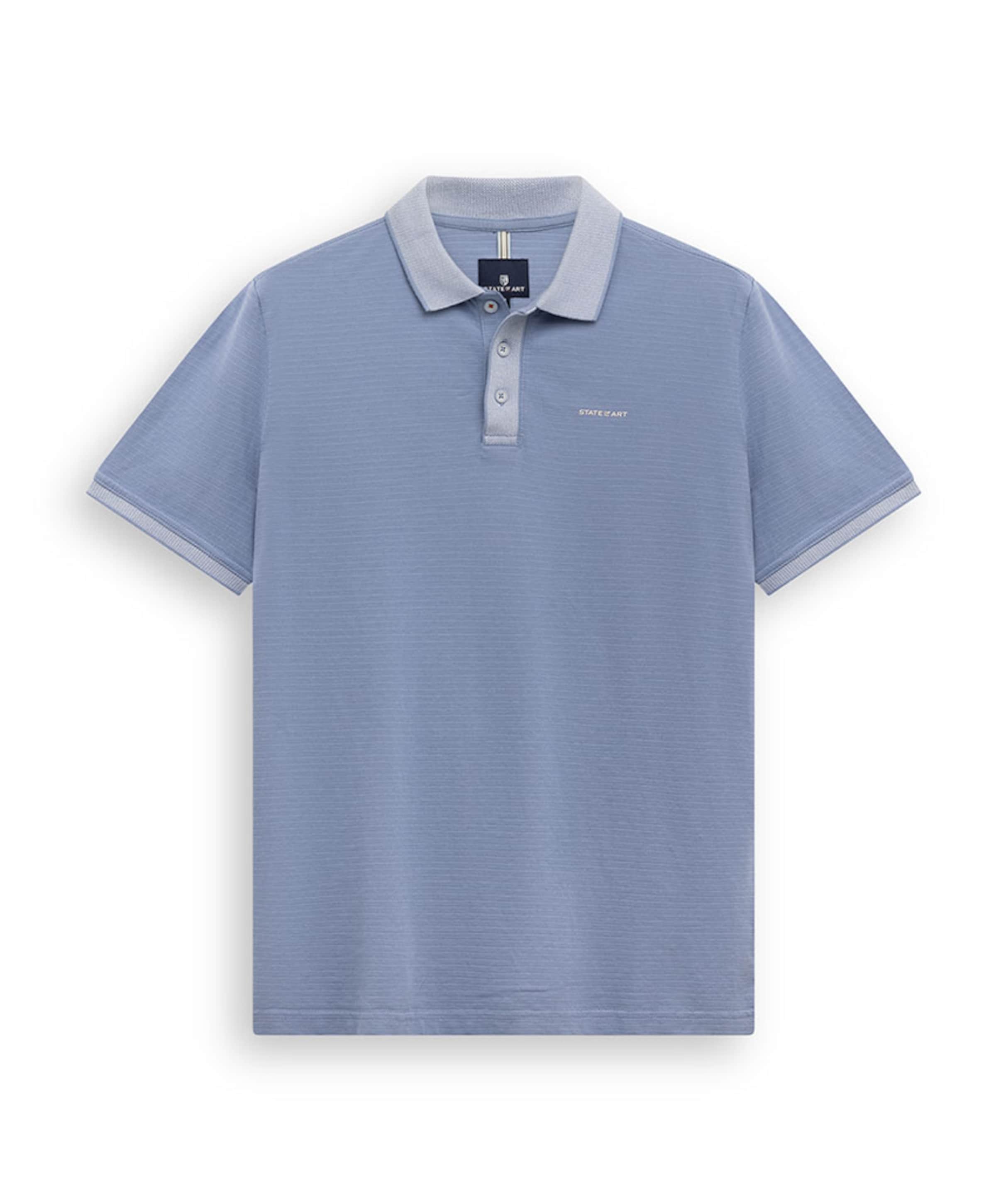 Heren polo blauw