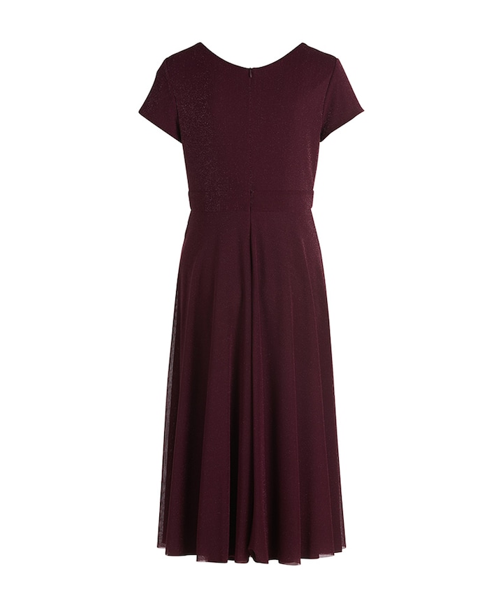 Dames jurk bordeaux
