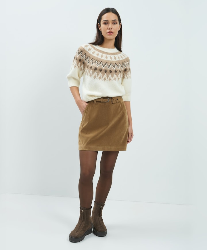 Dames trui beige