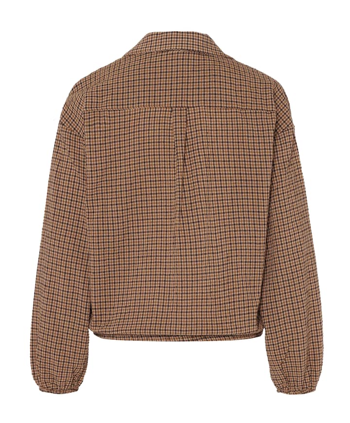 Dames blouse bruin
