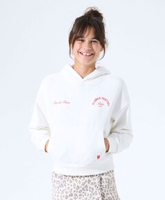 Meisjes hoodie ecru