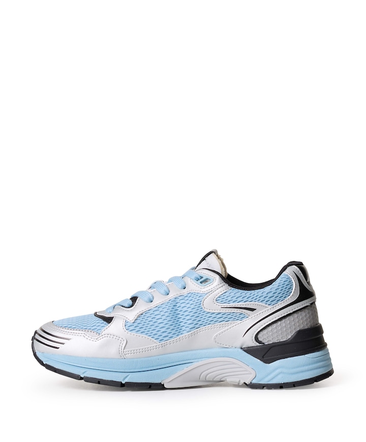 HYPERWAY LOW WOM dames sneakers zilver