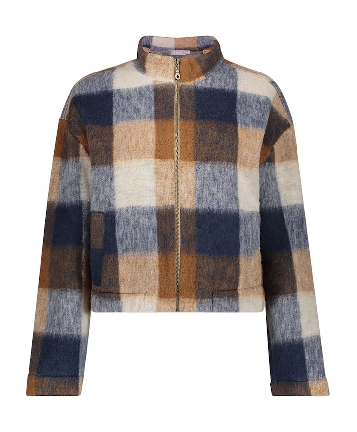 Dames jas blauw
