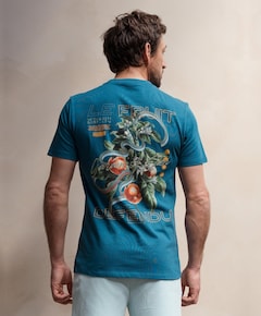 Heren T-shirt blauw