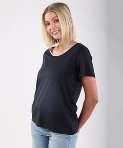 Dames t-shirt blauw