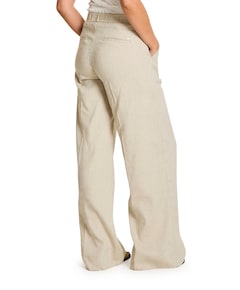 Lizzy - Flowy Linen - 637 - Light O dames broek groen
