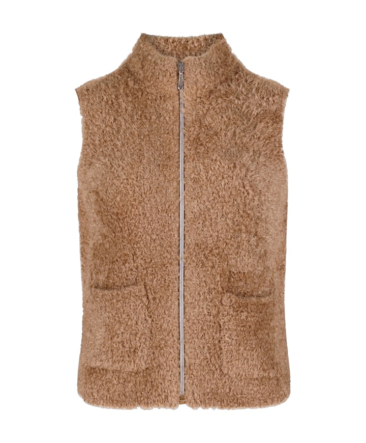 Dames bodywarmer beige