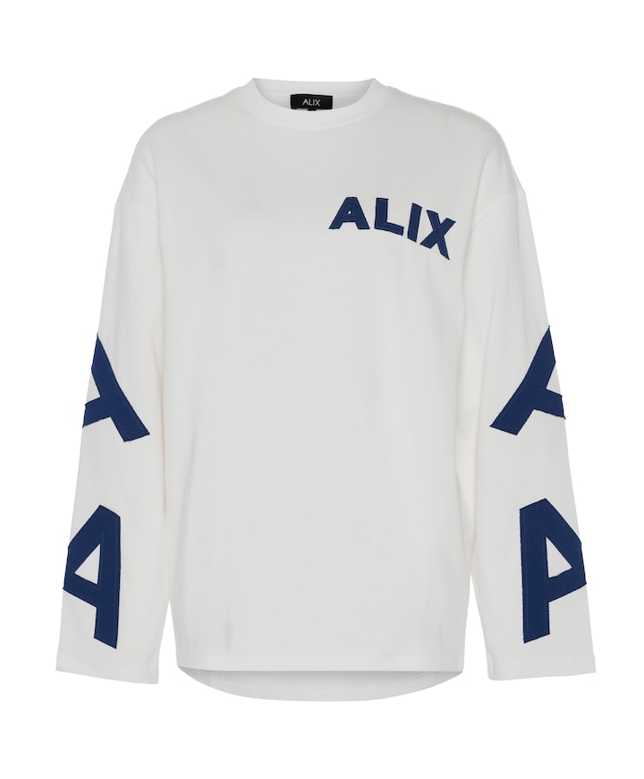 Dames longsleeve ecru