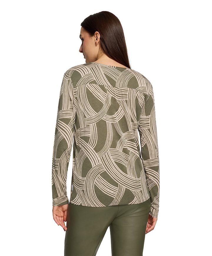Dames longsleeve groen