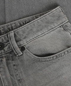 Baggy Straight Fit jongens jeans grijs