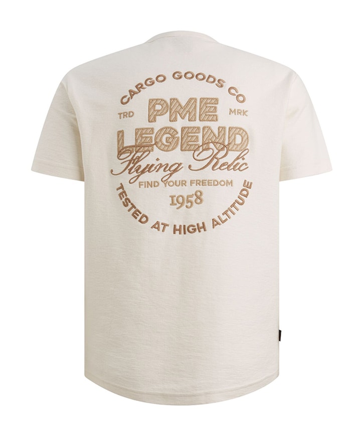 Heren T-shirt ecru
