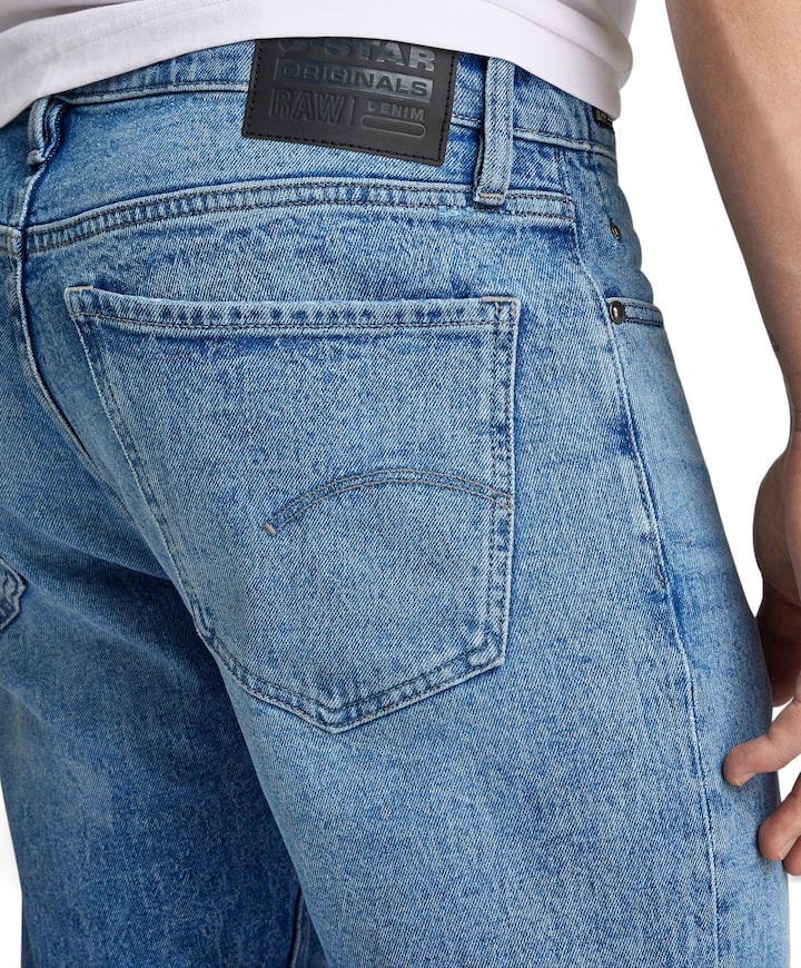 Mosa Straight heren jeans blauw