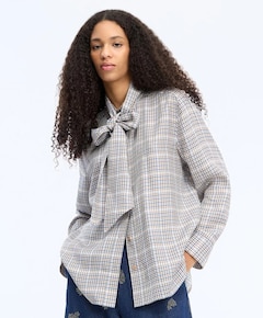 Dames blouse blauw