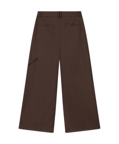 WIDE LEG dames broek bruin