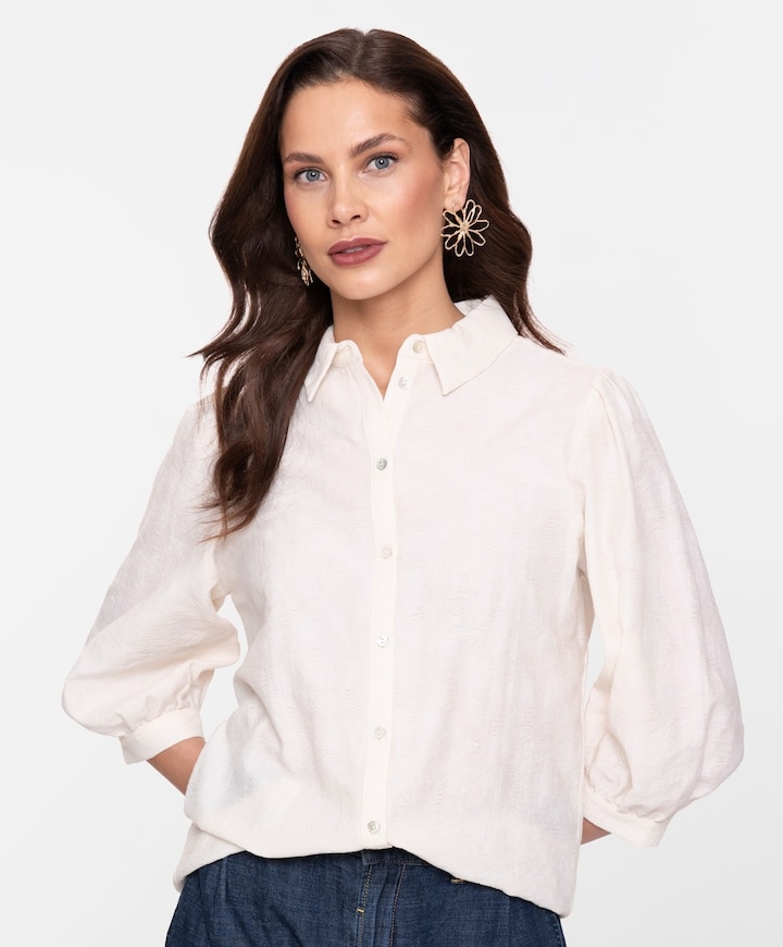Dames blouse ecru
