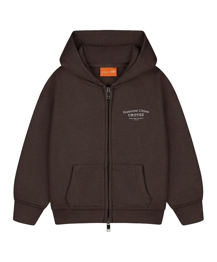 Jongens vest bruin