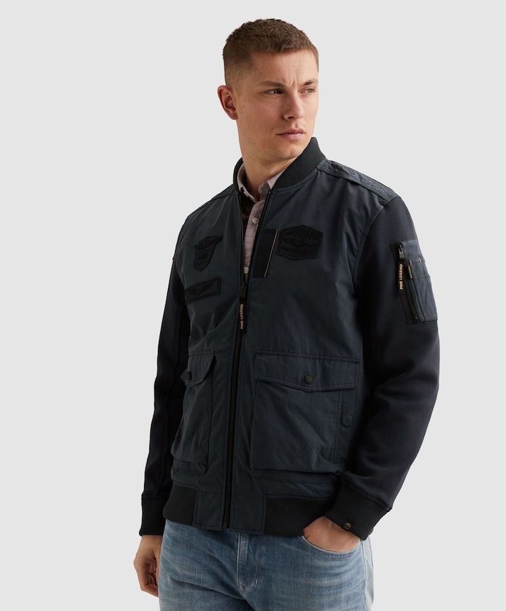 Heren jas blauw