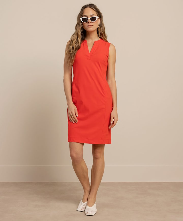 Dames jurk rood