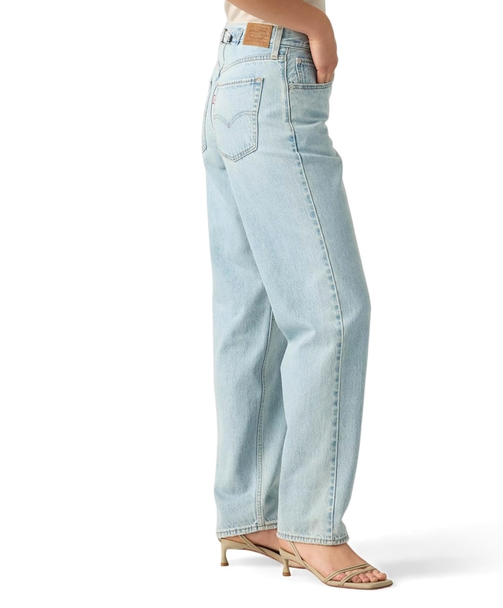 LOOSE TAPER H2'26 MESSAGE SENT dames jeans blauw
