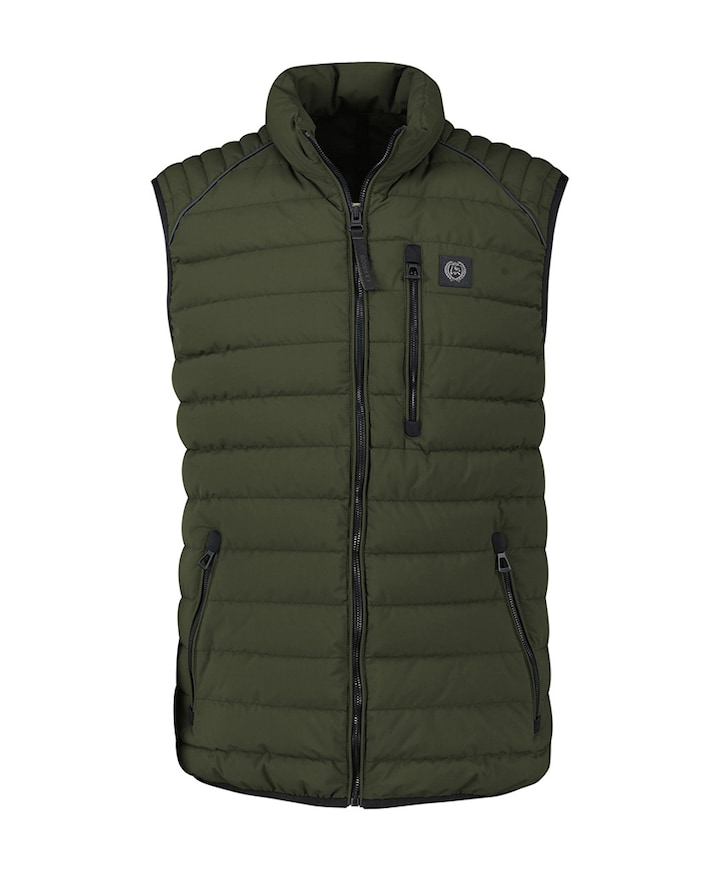 Heren bodywarmer groen