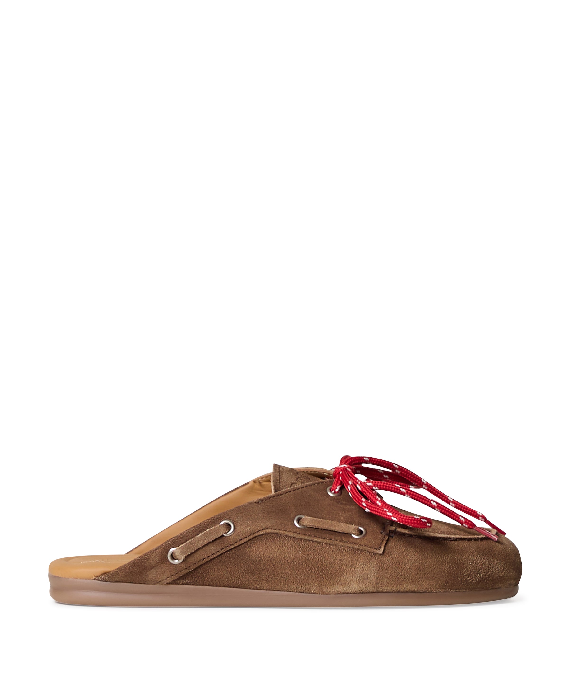Boat Loafer Mule  dames clogs bruin