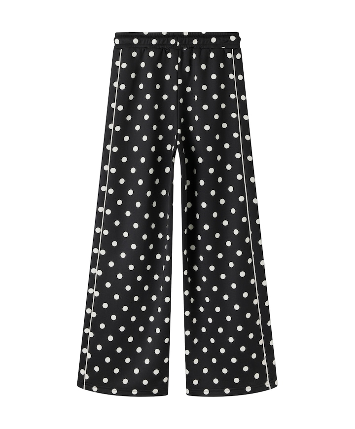 NKFONEA WIDE SWE PANT UNB meisjes broek zwart