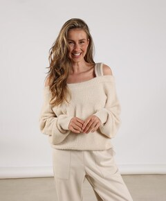 Dames trui beige