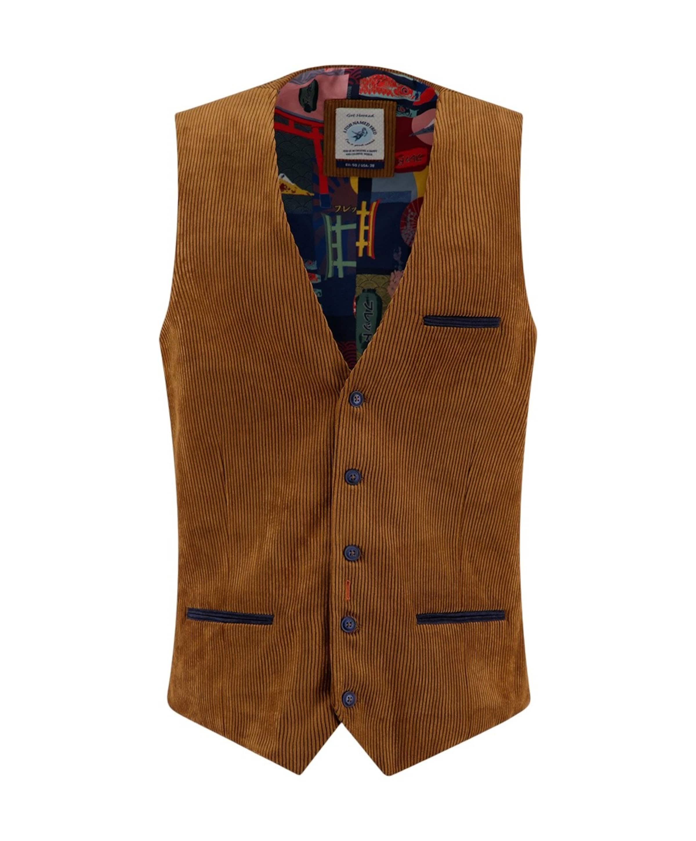 Heren gilet bruin