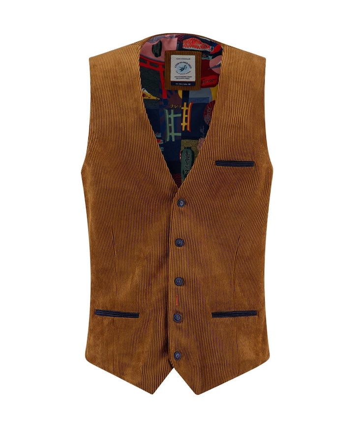 Heren gilet bruin