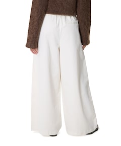 jog twill dames broek ecru