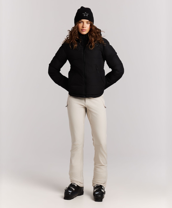 Dames ski-jas zwart