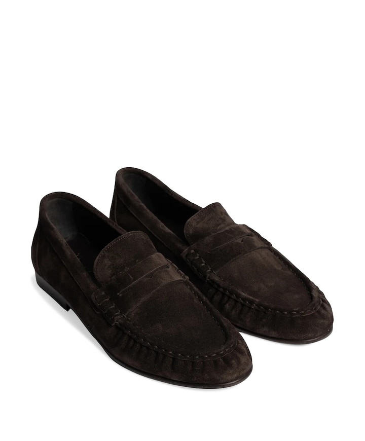 Penny Wrinkle dames loafers bruin