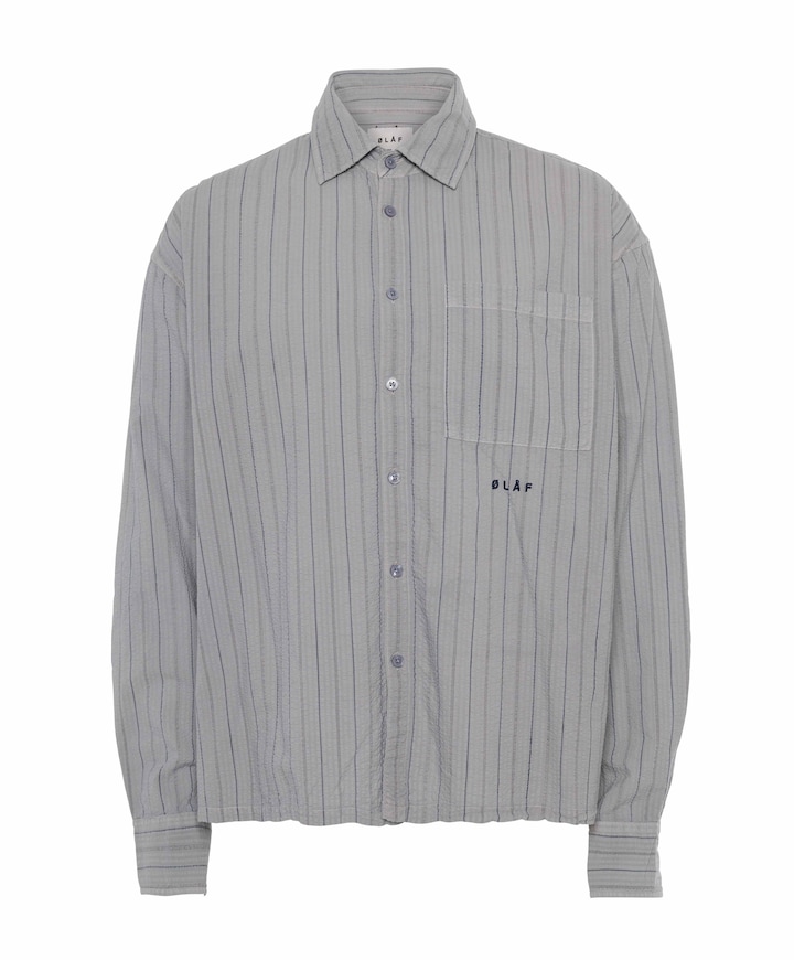 Overhemd lange mouw grijs