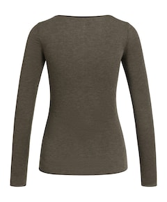 Dames longsleeve bruin