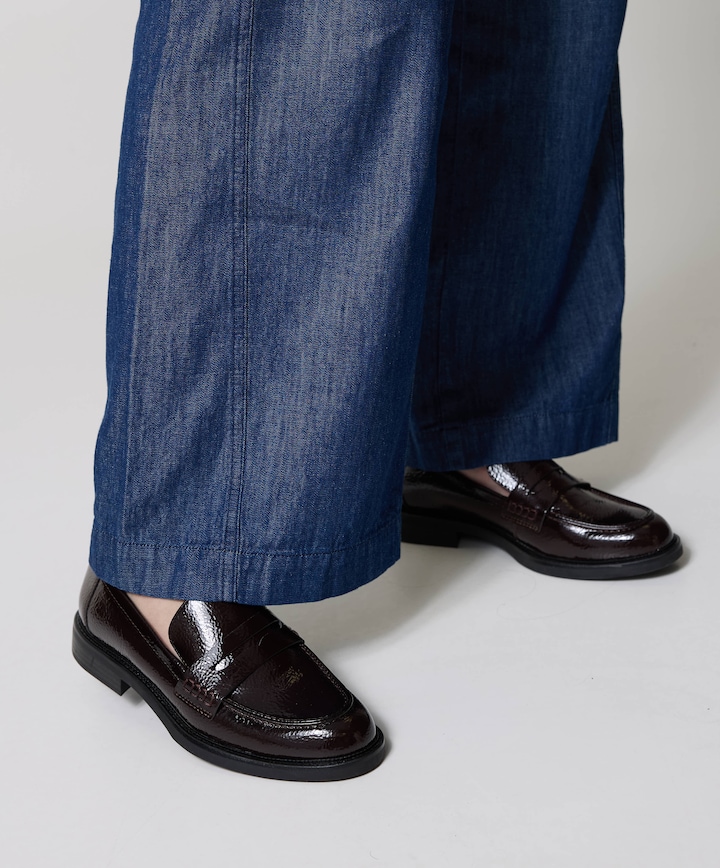 Women Slip-on dames loafers bruin
