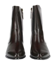 F2399 dames enkellaarzen bruin