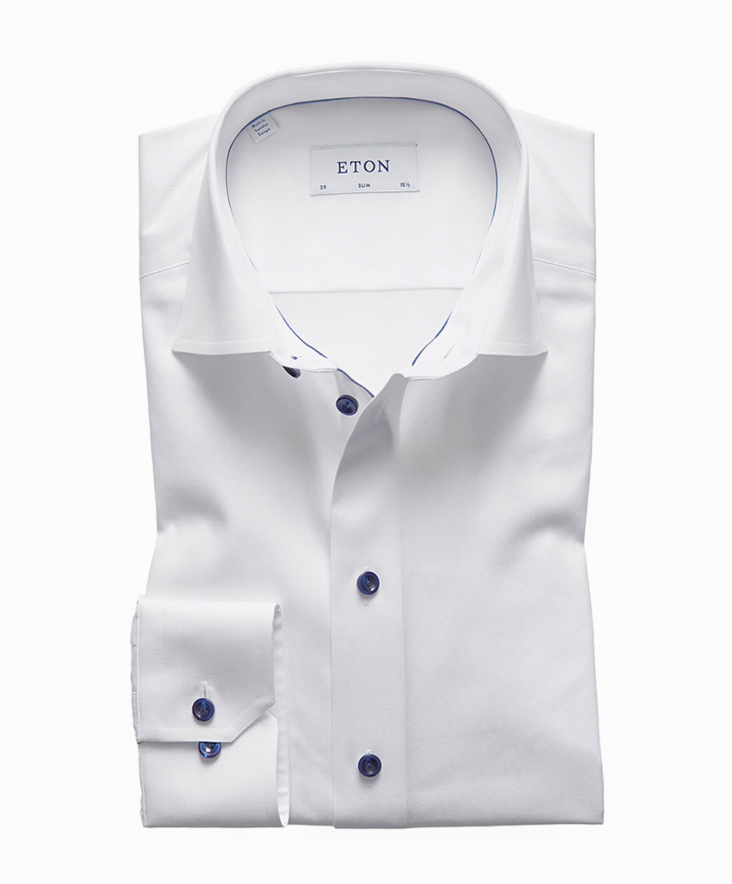 Heren overhemd lange mouw wit