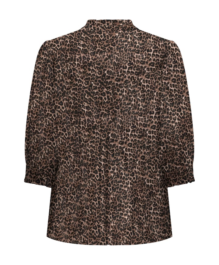 Dames blouse bruin