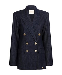 Dames blazer blauw