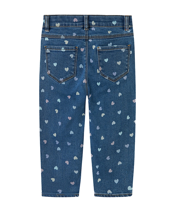 NMFBELLA MOM SHAPED 3555-ON F jeans blauw