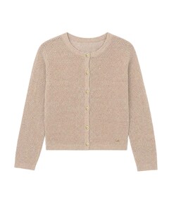 Meisjes vest beige