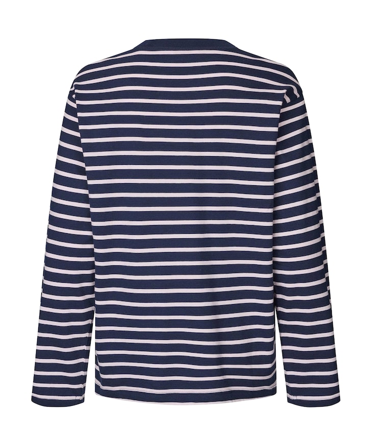 Dames longsleeve blauw