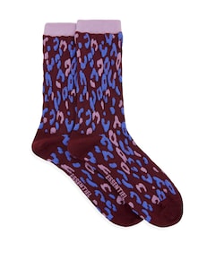 Dames sokken bordeaux