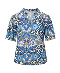 Dames blouse blauw