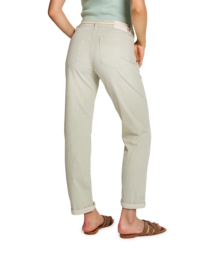 Bobby - Spring Stripes - S15 dames broek groen