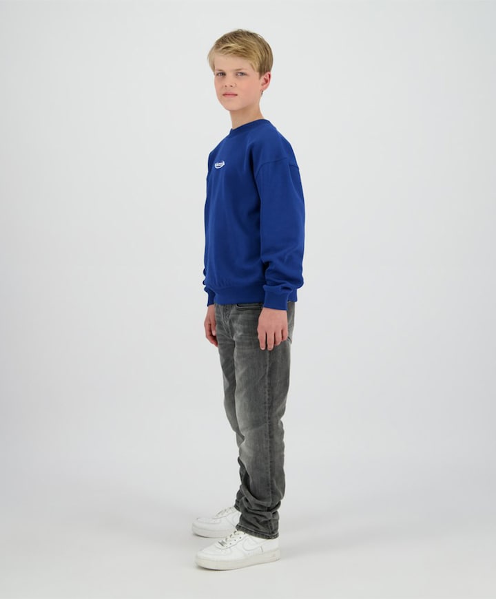 Jongens sweater blauw