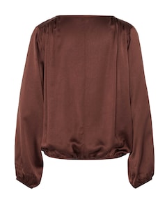 Dames blouse bruin
